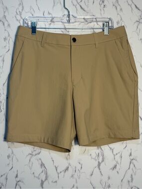 Lululemon ABC Classic-Fit 7” Warpstreme Shorts Men’s Size 32 Khaki
